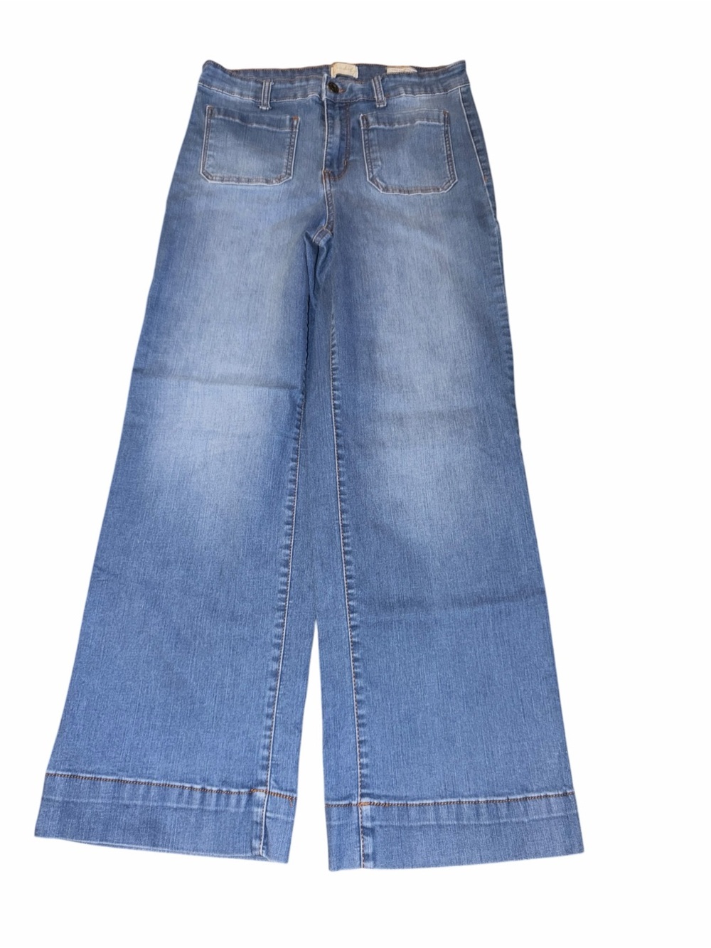 Wonderly Light Blue Wide Leg Jeans